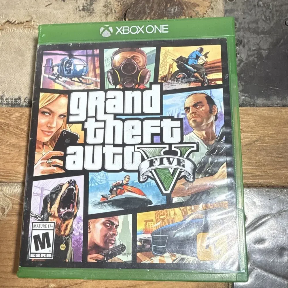 Rockstar Games Grand Theft Auto V (GTA V) Xbox One Online Play M 2014 NTSC